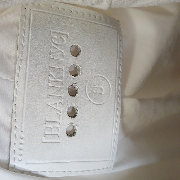 BlankNYC white double zip mesh jacket size small - Picture 11 of 15